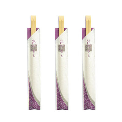 100% Natural Moso Bamboo Chopsticks with High Temperature Sterilization and Custom Logo Disposable Japanese Chopsticks