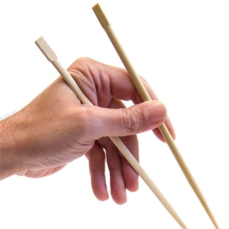Custom Disposable Bamboo Chopsticks Natural Color A AB Grade for Restaurant