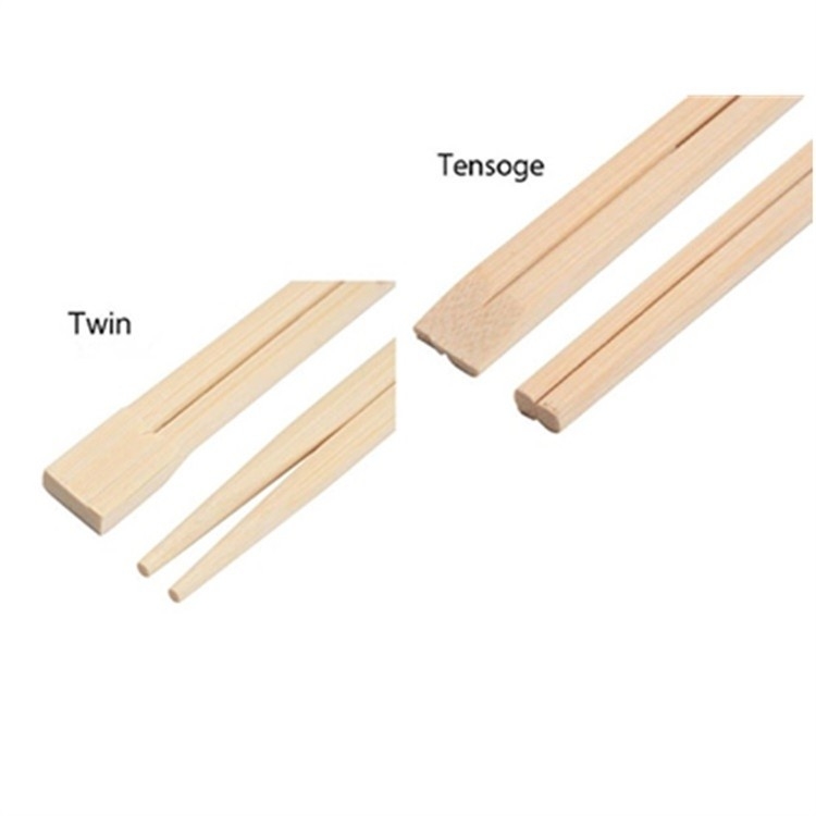 Custom Disposable Bamboo Chopsticks Natural Color A AB Grade for Restaurant