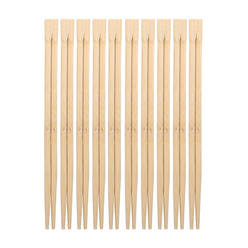 Custom Disposable Bamboo Chopsticks Natural Color A AB Grade for Restaurant
