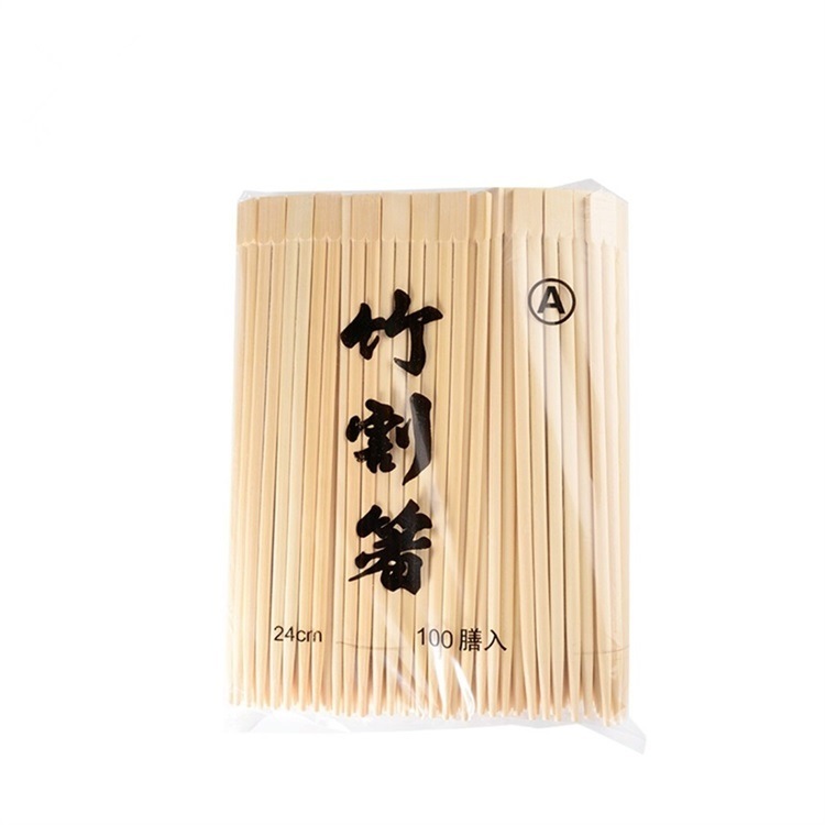 Disposable Bamboo Chopsticks 21cm 23cm 24cm Length Eco-Friendly Custom Logo Chinese Chopsticks