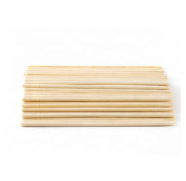 Wholesale Disposable Bamboo Chopsticks with Custom Logo and Natural Color Packed 100prs/bag