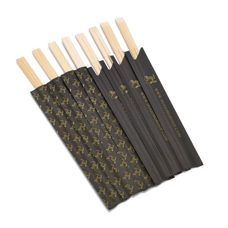 100% Natural Moso Bamboo Chopsticks with High Temperature Sterilization and Customized Packing for Eco-Friendly Disposable Use