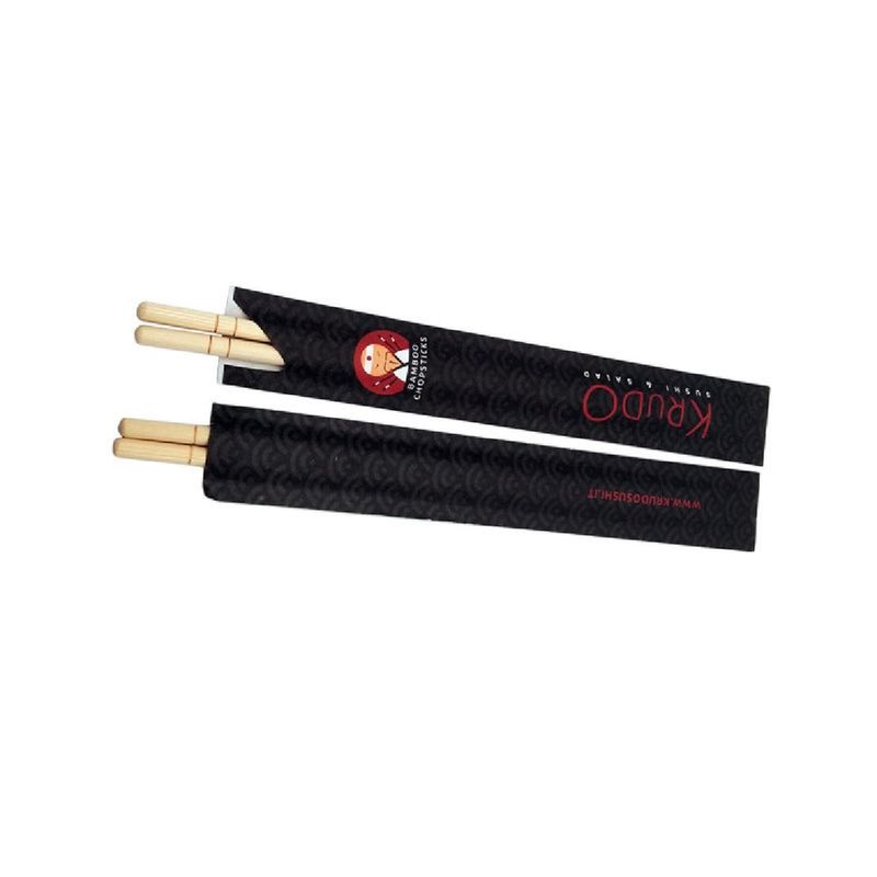 Natural Accept Round Disposable Bamboo Chopstick Customized Logo