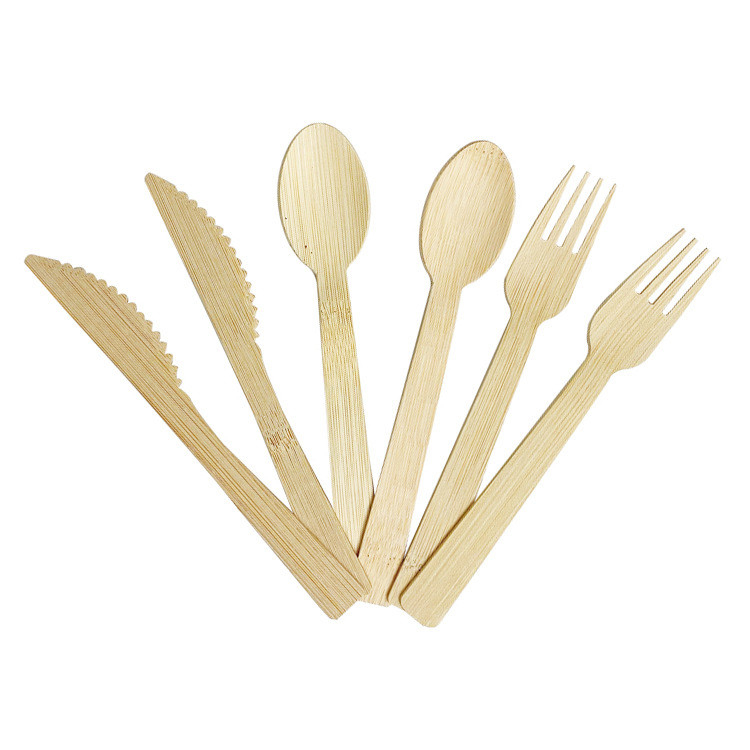 Disposable Wooden Cutlery Sets Ecological Biodegradable Compostable