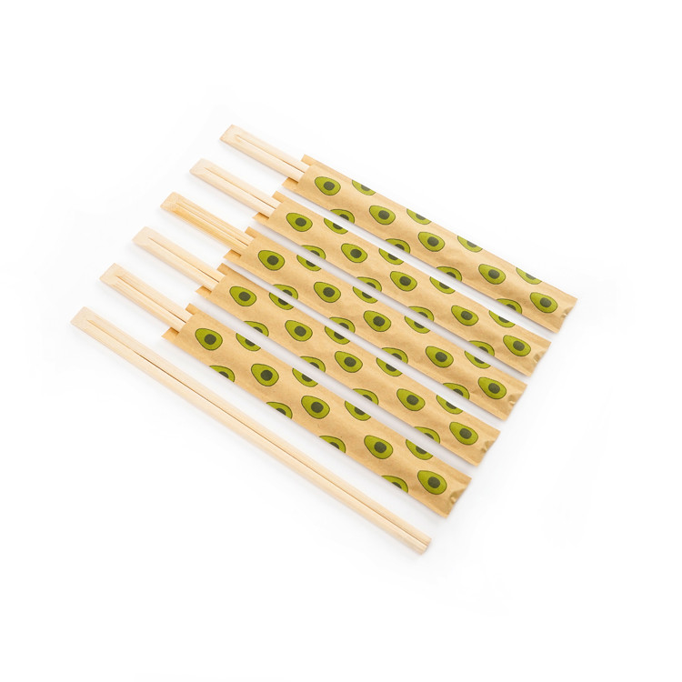 Sushi Shop Using Twin Type Disposable Bamboo Chopsticks