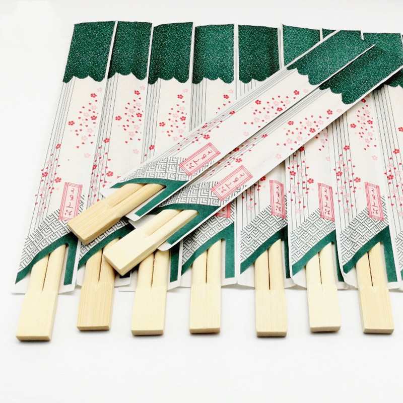 Sushi Shop Using Twin Type Disposable Bamboo Chopsticks