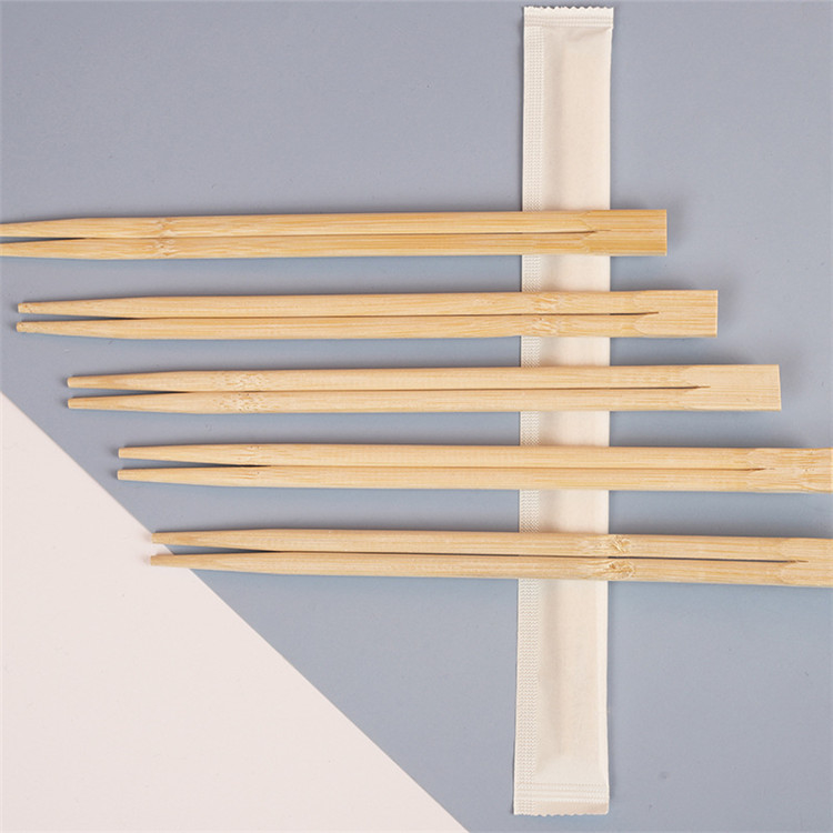 Eco Friendly Wrapped Carryout Disposable Bamboo Chopsticks