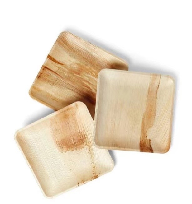8" 10" Biodegradable Palm Leaf Plates Disposable