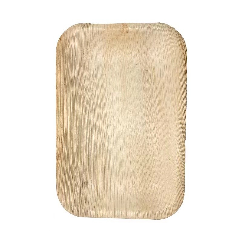 SGS 100% Biobased Palm Leaf Plates Disposable For Children'S Birthday Party