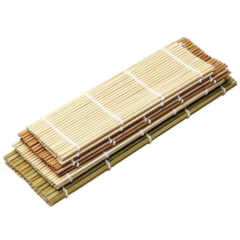 Natural Color Bamboo Sushi Rolling Mat 24cmx24cm / 27cmx27cm