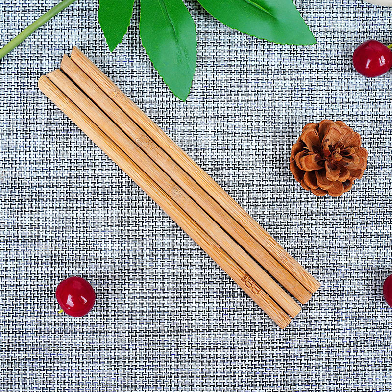 100% Natural Organic Drinking Bamboo Straw Bar Accessories Biodegradable
