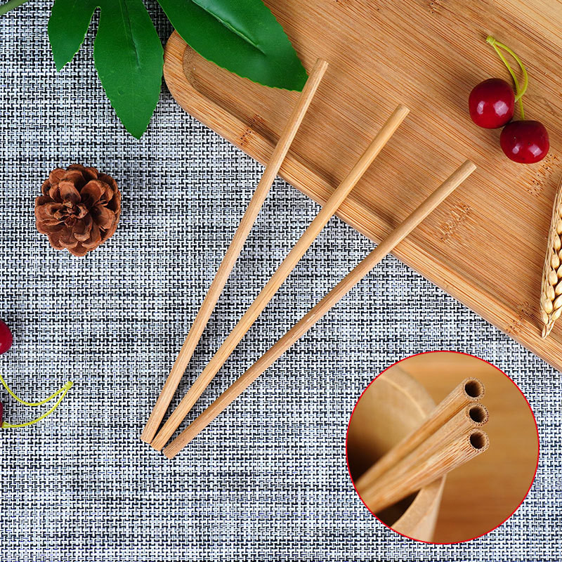 100% Natural Organic Drinking Bamboo Straw Bar Accessories Biodegradable
