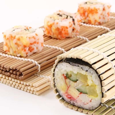 Natural Color Bamboo Sushi Rolling Mat 24cmx24cm / 27cmx27cm